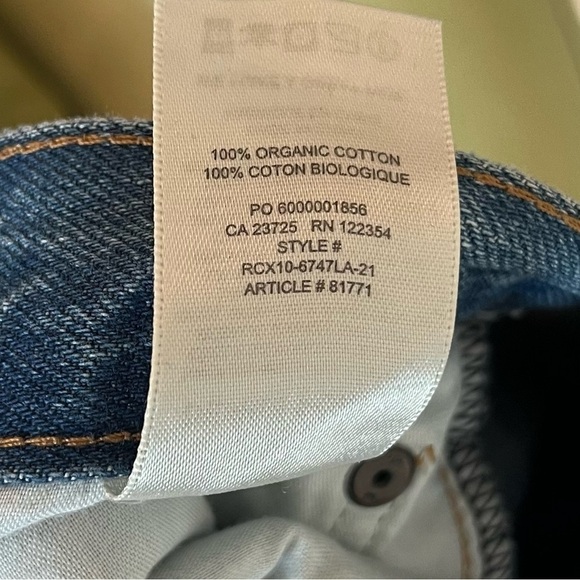 Aritzia Denim Forum The Joni High Rise Loose  32l - Picture 16 of 16